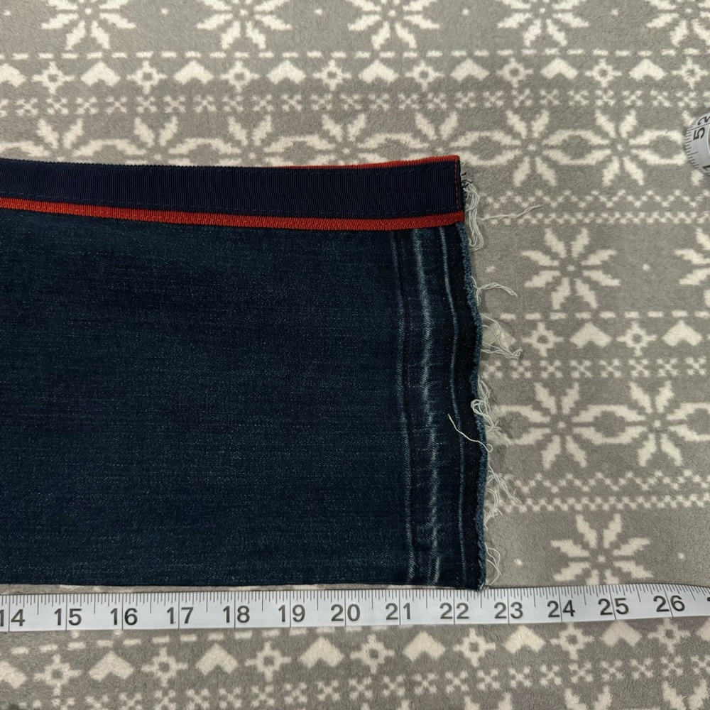 Veronica Beard Carolyn High Rise Baby Boot Jean Tuxedo Stripe Size 15 Casual - Picture 9 of 12